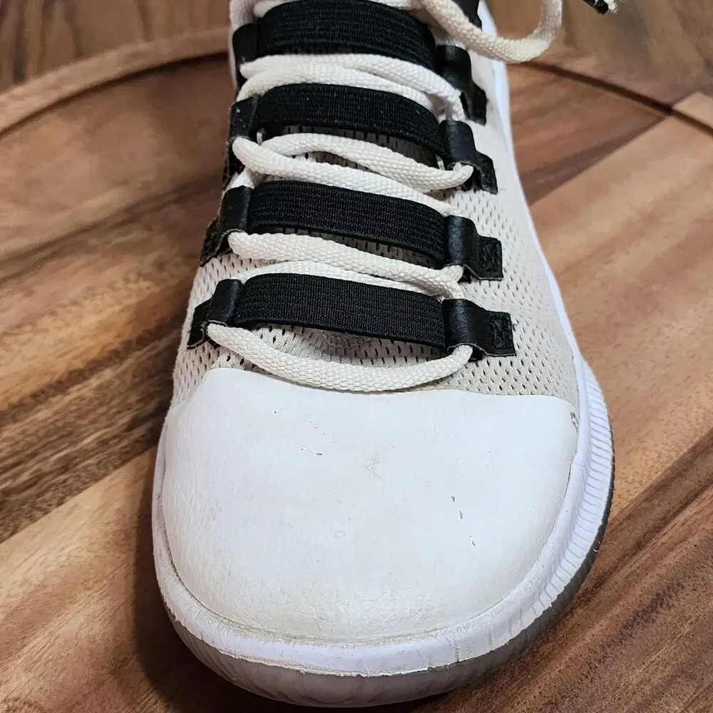 Under Armour Basketball Shoes Mens Size 8 White High Top Sneakers 3020616-100